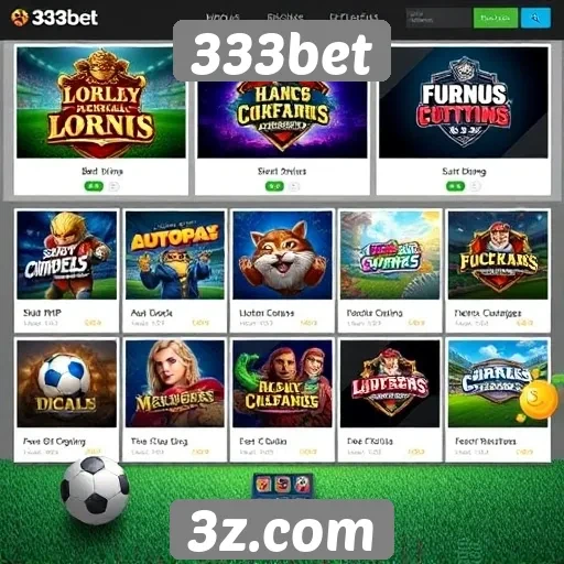 Análise das ofertas de jogos do site 333bet